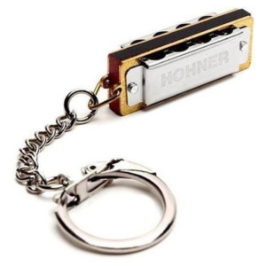 ARMONICAS MINIATURA. HOHNER Armónica diatónica LITTLE LADY 109/8 CON LLAVERO.