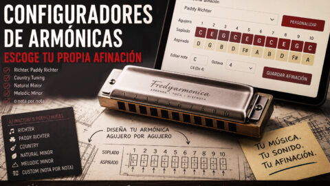 armónica con afinaciones personalizadas