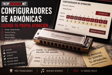 armónica con afinaciones personalizadas
